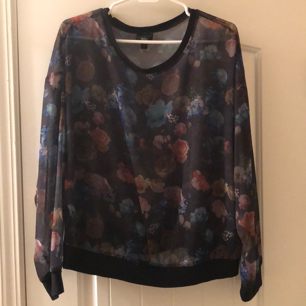 Beautiful floral long sleeve shirt
